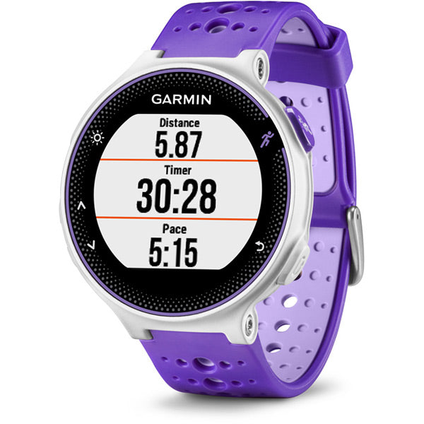 Garmin Forerunner 230 GPS Running Watch - White / Purple
