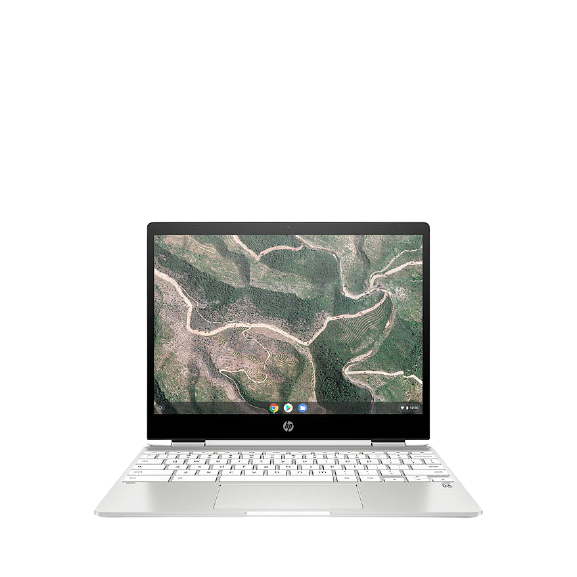 HP Chromebook x360 12b-CA0001NA Laptop, Intel Pentium 4GB 64GB 12” - Natural Silver
