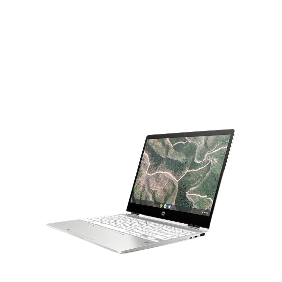 HP Chromebook x360 12b-CA0001NA Laptop, Intel Pentium 4GB 64GB 12” - Natural Silver