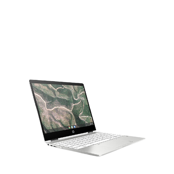 HP Chromebook x360 12b-CA0001NA Laptop, Intel Pentium 4GB 64GB 12” - Natural Silver