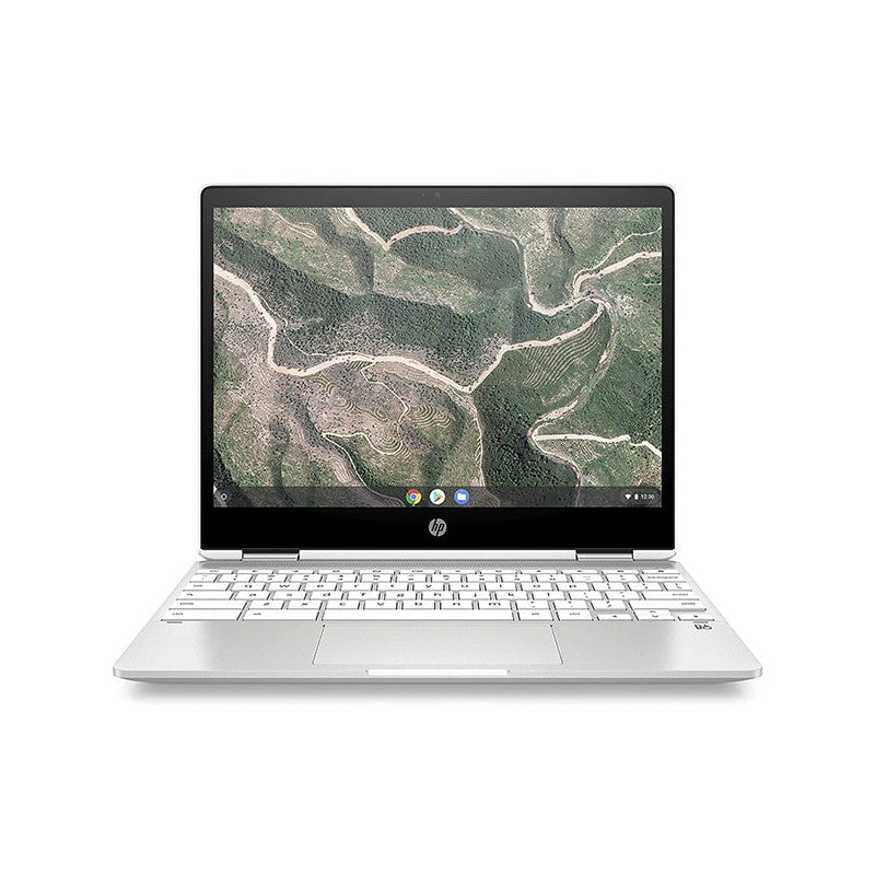 HP Chromebook x360 12b-CA0001NA Intel Celeron 4020 12" 64GB 4GB RAM - White - Refurbished Excellent - Marks on LCD