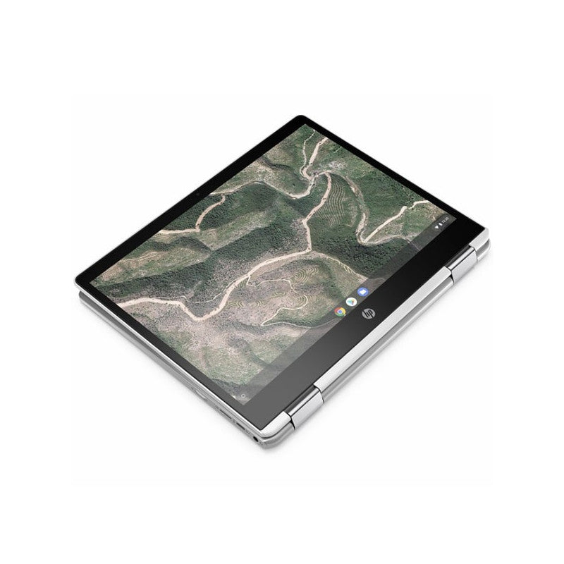HP Chromebook x360 12b-CA0001NA Intel Celeron 4020 12" 64GB 4GB RAM - White - Refurbished Excellent - Marks on LCD