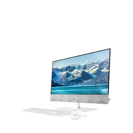 HP Pavilion 24-k0017na All-in-One AMD Ryzen 7-4800 8GB RAM 512GB SSD 23.8" - White - Good