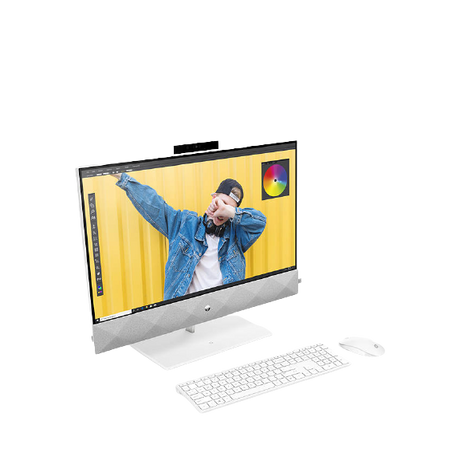 HP Pavilion 24-k0017na All-in-One AMD Ryzen 7-4800 8GB RAM 512GB SSD 23.8" - White - Good