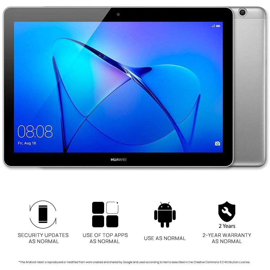 Huawei MediaPad T3 10 Wi-Fi Tablet 16GB - Space Grey - Excellent