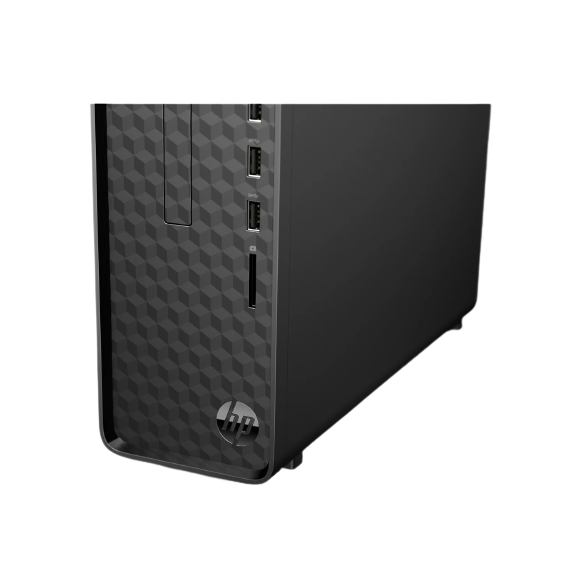 HP Slim Desktop S01-AF0010NA Desktop PC AMD Ryzen 3 8GB RAM, 1TB HDD, Black - Refurbished Good