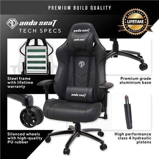 Anda Seat Dark Demon Premium Gaming Chair (AD19-01-B-PV) - Refurbished Pristine