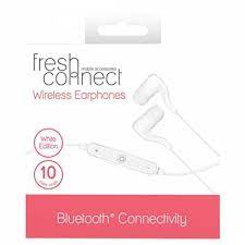 Fresh Connect Wired Earphones - White