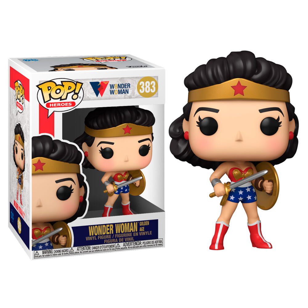 Funko Pop 383 - Wonder Woman - 80th Wonder Woman Golden Age