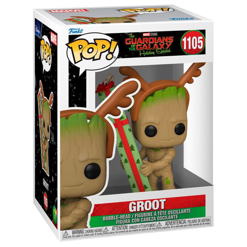 Funko Pop Marvel Guardians of the Galaxy Groot Holiday Special