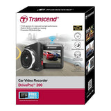 Transcend TS16GDP200 DrivePro 200M Dash Cam - Black