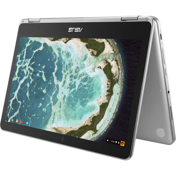 Refurbished ASUS Chromebook Flip C302C Intel Core M3-6Y30 8GB RAM 32GB 12.5" - Silver - Excellent