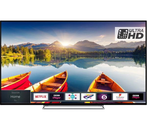 Toshiba 49U6863DB 49" Smart 4K Ultra HD HDR LED TV - Excellent
