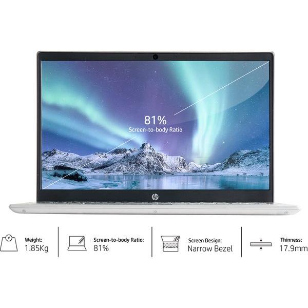 Refurbished HP Pavilion 15-CW1507SA AMD Ryzen 5 3500U 8GB RAM 256GB 15.6" - Silver - Good