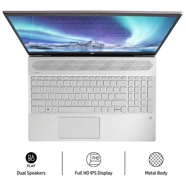 Refurbished HP Pavilion 15-CW1507SA AMD Ryzen 5 3500U 8GB RAM 256GB 15.6" - Silver - Good