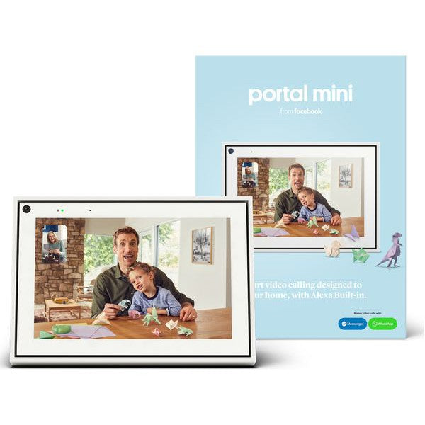 Facebook Portal Mini - 8" - White - Refurbished Excellent