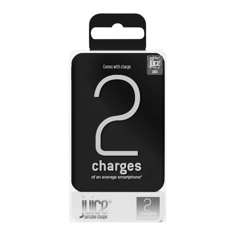 Juice 2 5000mAh Portable Power Bank - Black