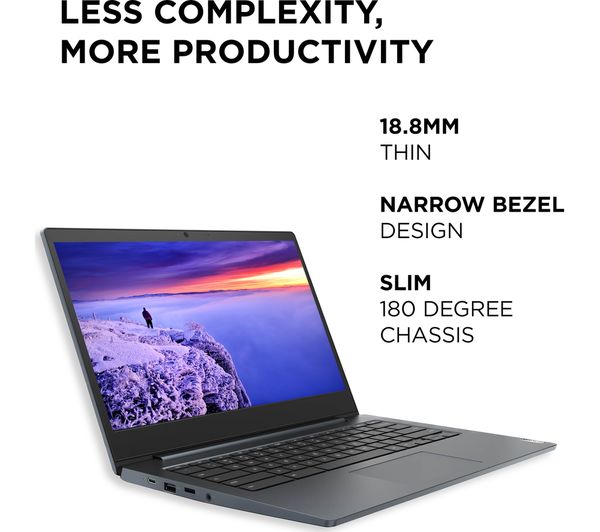 Refurbished Lenovo IdeaPad 3i Intel Celeron N4020 4GB RAM 64GB 14" - Abyss Blue - Good