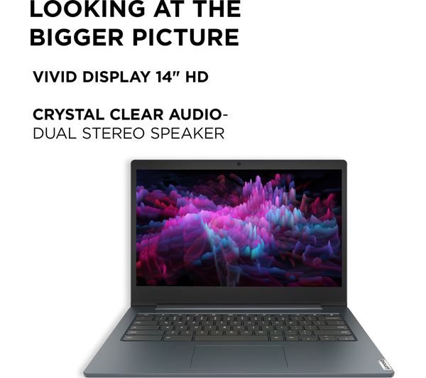 Refurbished Lenovo IdeaPad 3i Intel Celeron N4020 4GB RAM 64GB 14" - Abyss Blue - Good