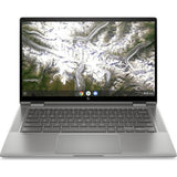 Refurbished HP x360 Chromebook Intel Pentium Gold 4GB RAM 64GB 14" - Silver - Excellent