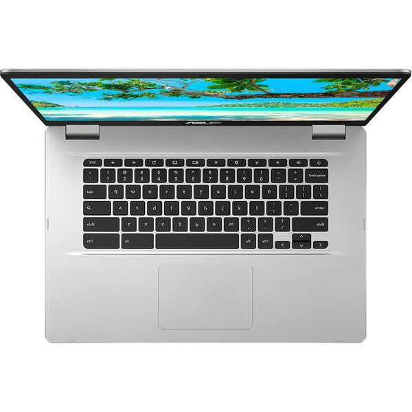Refurbished ASUS Chromebook C523 Intel Celeron N3350 4GB RAM 64GB - Silver - Good