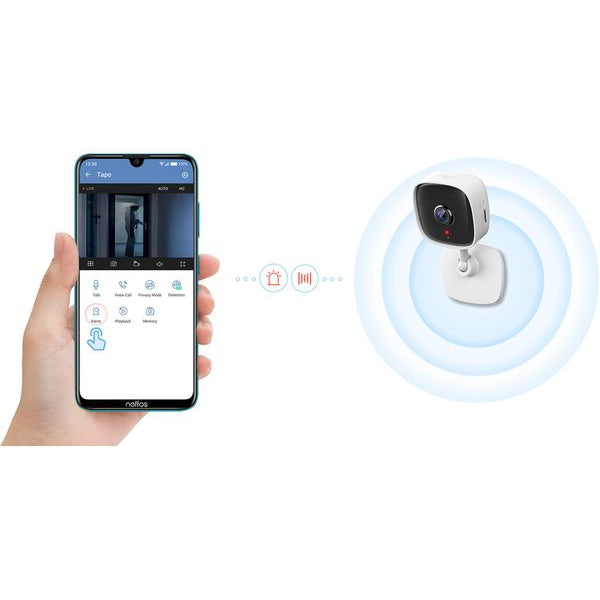 TP-Link Tapo C100 Full HD 1080p Wi-Fi Security Camera - White - Refurbished Good