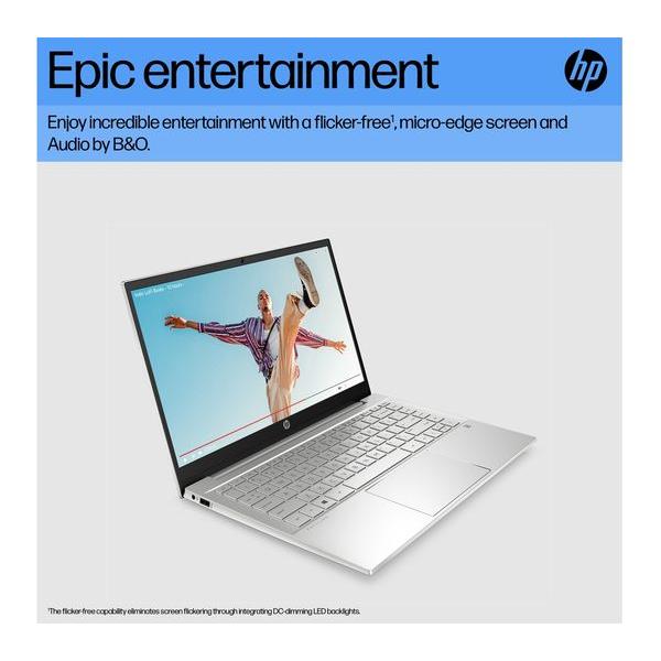Refurbished HP Pavilion 14-DV0603NA 14" Intel Pentium Gold 7505 4GB RAM 128GB - Silver - Good
