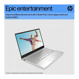 Refurbished HP Pavilion 14-DV0603NA 14" Intel Pentium Gold 7505 4GB RAM 128GB - Silver - Good