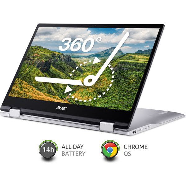 Acer Chromebook Spin 513 Laptop Qualcomm 4GB RAM 64GB eMMC 13.3" - Silver