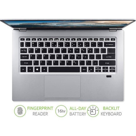 Acer Swift 1 SF114-34-P8HH, Intel Pentium N6000, 4GB RAM, 128GB SSD, 14'', Silver - Refurbished Excellent