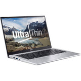 Acer Swift 1 SF114-34-P8HH, Intel Pentium N6000, 4GB RAM, 128GB SSD, 14'', Silver - Refurbished Excellent