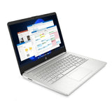 Refurbished HP 14S-DQ2502SA 14" Intel Pentium Gold 7505 4GB RAM 128GB - Silver - Fair