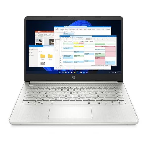 Refurbished HP 14S-DQ2502SA 14" Intel Pentium Gold 7505 4GB RAM 128GB - Silver - Fair