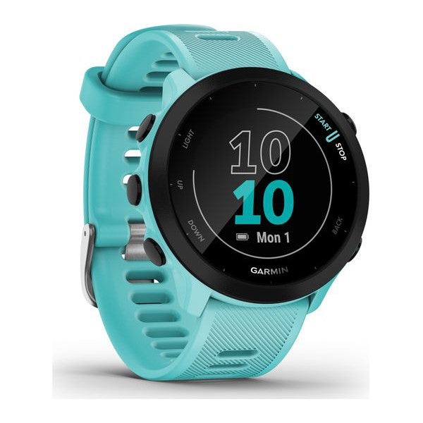 Garmin Forerunner 55 GPS Smart Watch - Aqua Blue - Refurbished Excellent