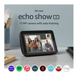 Amazon Echo Show 8 (2nd Gen) Smart Display With Alexa - Charcoal