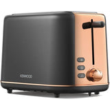Kenwood Abbey Lux TCP05.C0DG 2-Slice Toaster - Dark Grey & Rose Gold