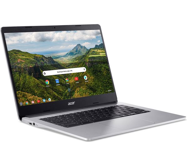 Refurbished Acer Chromebook 314 MediaTek MT8183C 4GB RAM 128GB 14" - Silver - Good