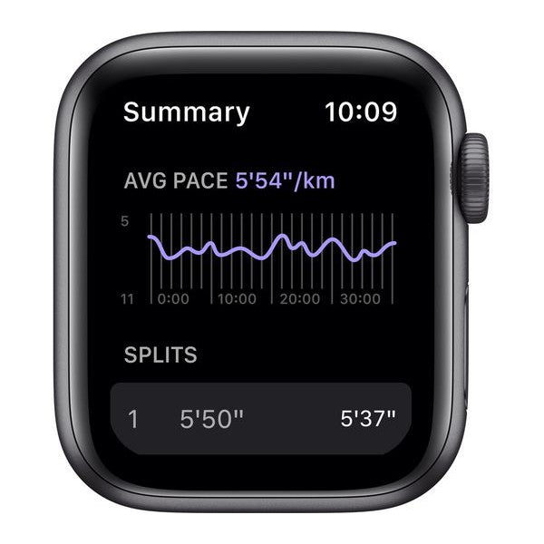 Apple Watch SE 40mm GPS -Space Grey Aluminium with Black Sports