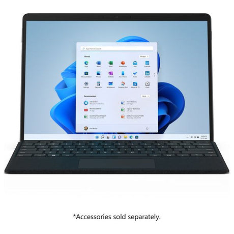 Microsoft Surface Pro 8 Laptop, Intel Core i7, 16GB RAM, 256GB SSD, Black - Refurbished Pristine