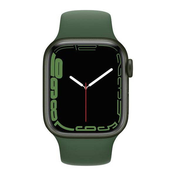 Apple Watch Series 7 41mm GPS Green Aluminium Black Sport Band