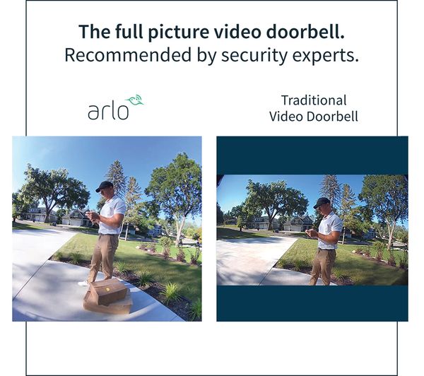 Arlo AVD2001B Essential Video Doorbell Wire-Free & Chime 2