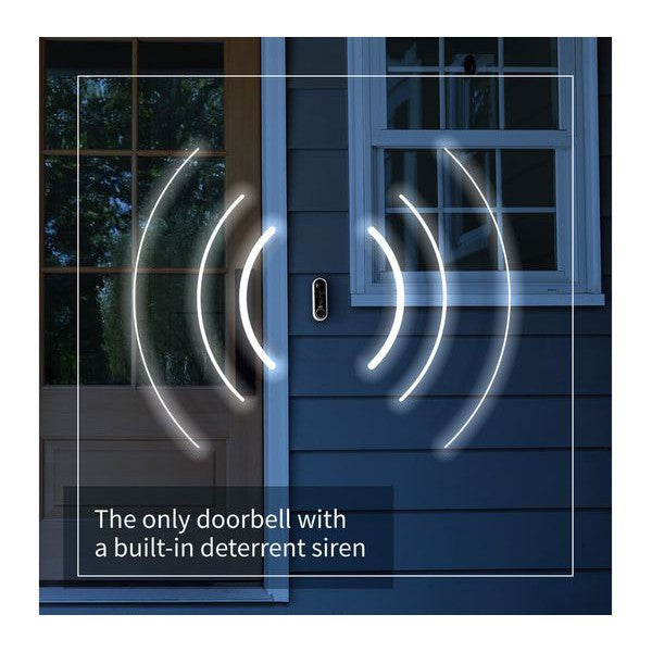 Arlo AVD2001B Essential Video Doorbell Wire-Free & Chime 2