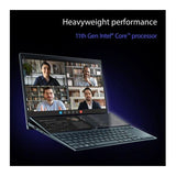 Refurbished Asus ZenBook Duo 14 Intel Core i5-1155G7 16GB RAM 512GB - Celestial Blue - Excellent