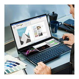 Refurbished Asus ZenBook Duo 14 Intel Core i5-1155G7 16GB RAM 512GB - Celestial Blue - Excellent