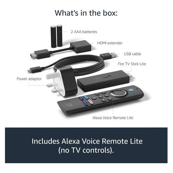 Amazon Fire TV Stick Lite with Alexa Voice Remote (2021) - Pristine