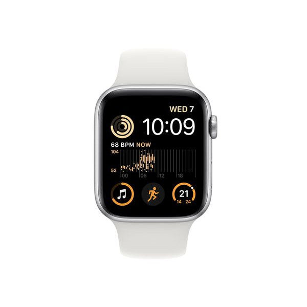Apple Watch Series SE (2022) 44mm Aluminium Case - GPS - Silver - Refurbished Pristine
