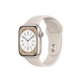 Apple Watch Series 8 MNP63B/A - Starlight with Starlight Sports Band, 41mm - Refurbished Excellent
