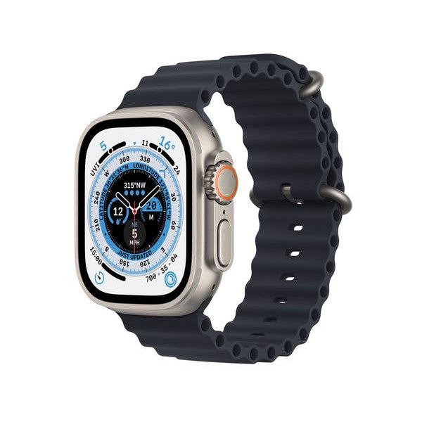 Apple Watch Ultra GPS + Cellular MQFK3B/A - Titanium with Midnight Ocean Band - 49mm