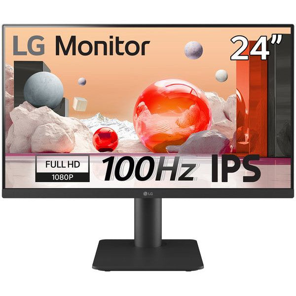 LG 24MS550-B Full HD 24" IPS LCD Monitor - Black - New