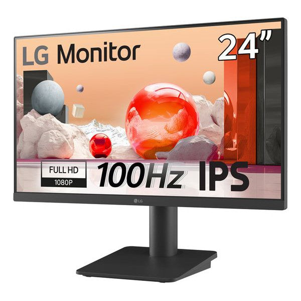 LG 24MS550-B Full HD 24" IPS LCD Monitor - Black - New